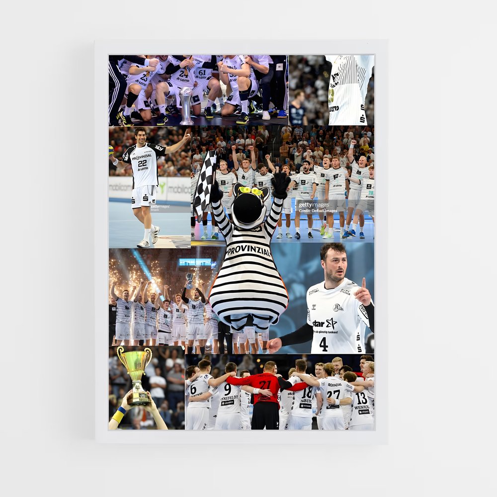 Poster L'Élite du Jeu – affiche Handball (vue 3)